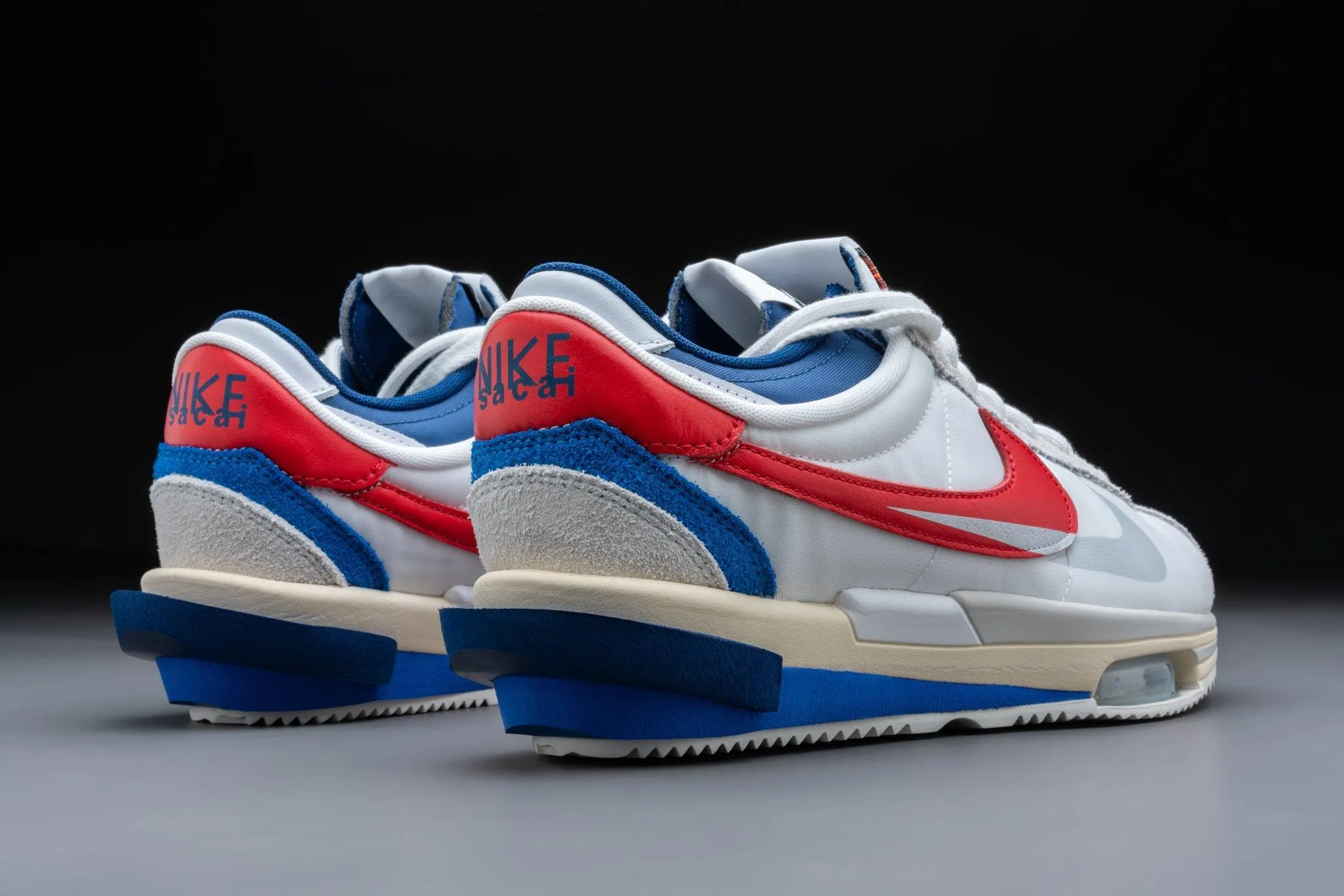 Nike Zoom Cortez SP Sacai White University Red Blue