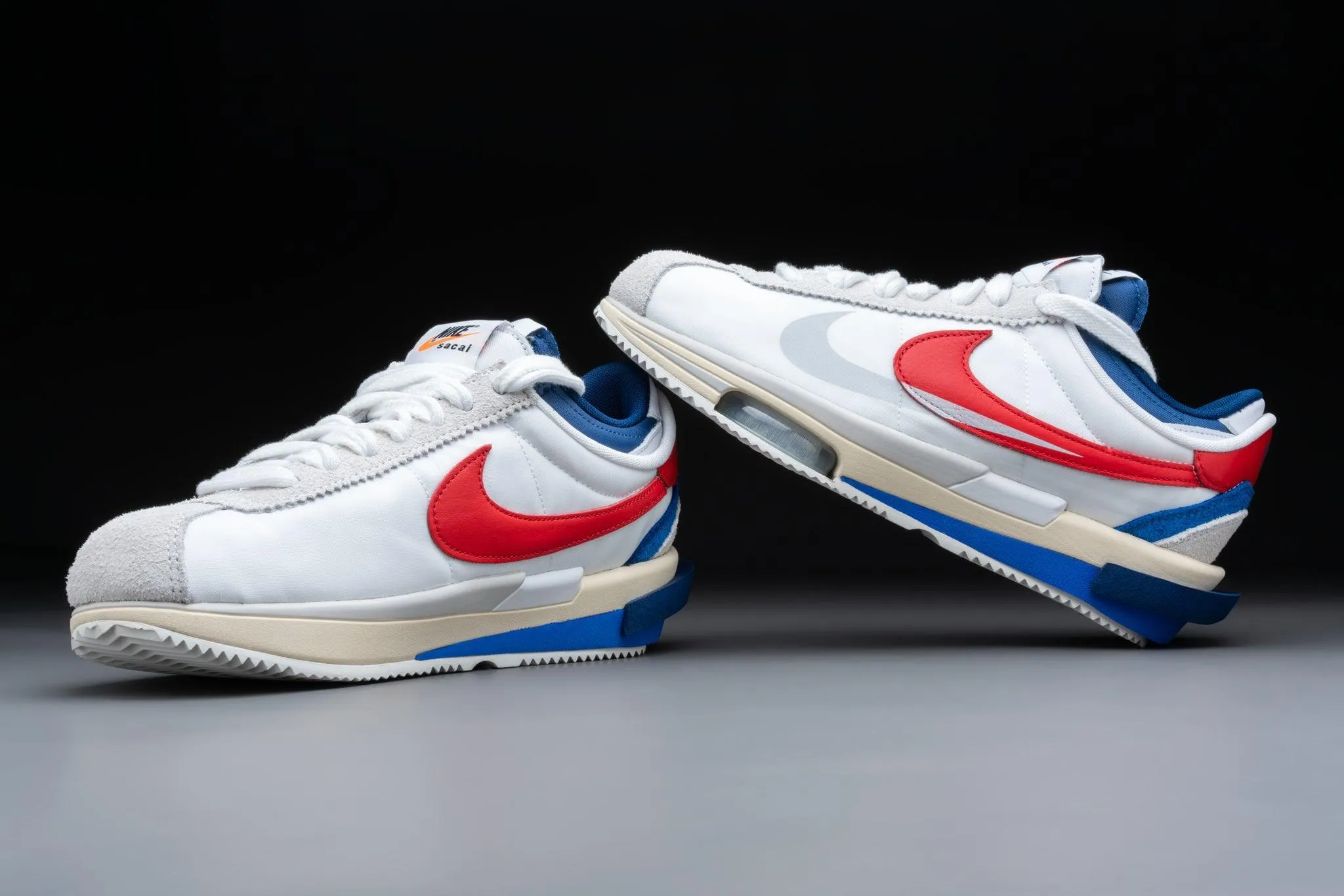 Nike Zoom Cortez SP Sacai White University Red Blue