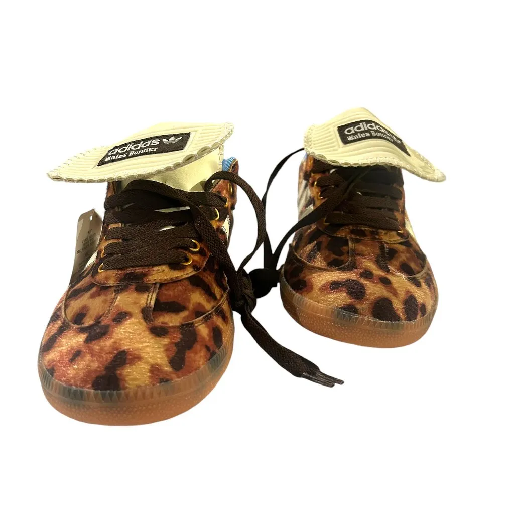 *NWT Adidas X Wales Bonner Ltd Edition Samba Tonal Pony Leopard Sneakers, Size 42 2/3 (W10,M9)