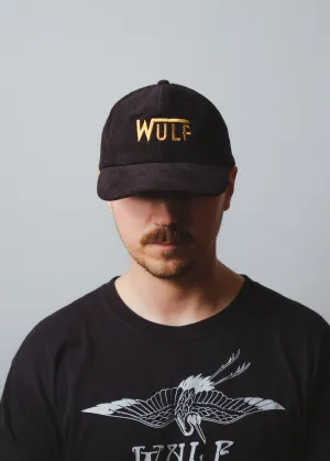 Old School Wulf Velvet Cap Black & Gold