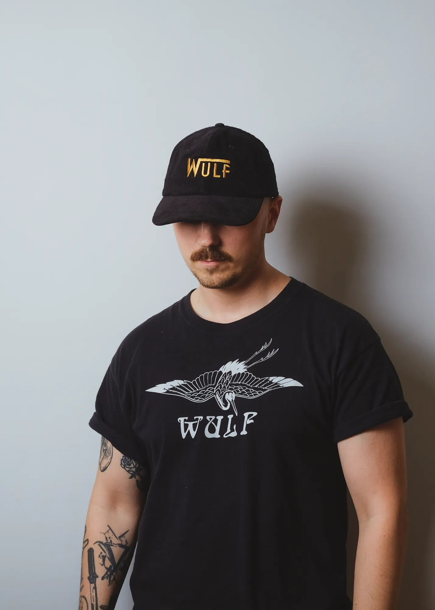 Old School Wulf Velvet Cap Black & Gold