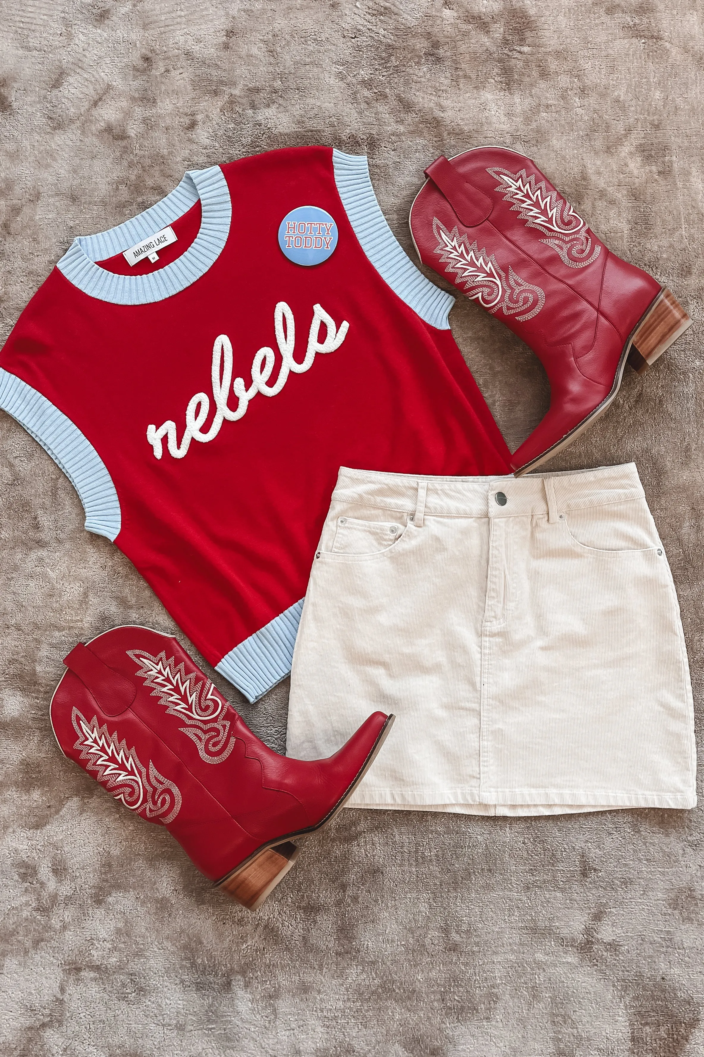 Ole Miss Rebels Old School Sweater Vest