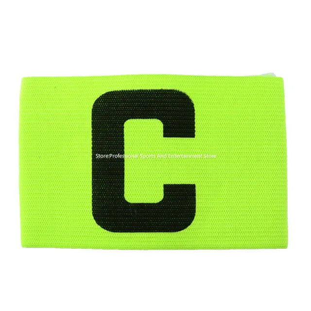 Outdoor Football Soccer Flexible Sports Adjustable Player Bands Fluorescent Captain Armband