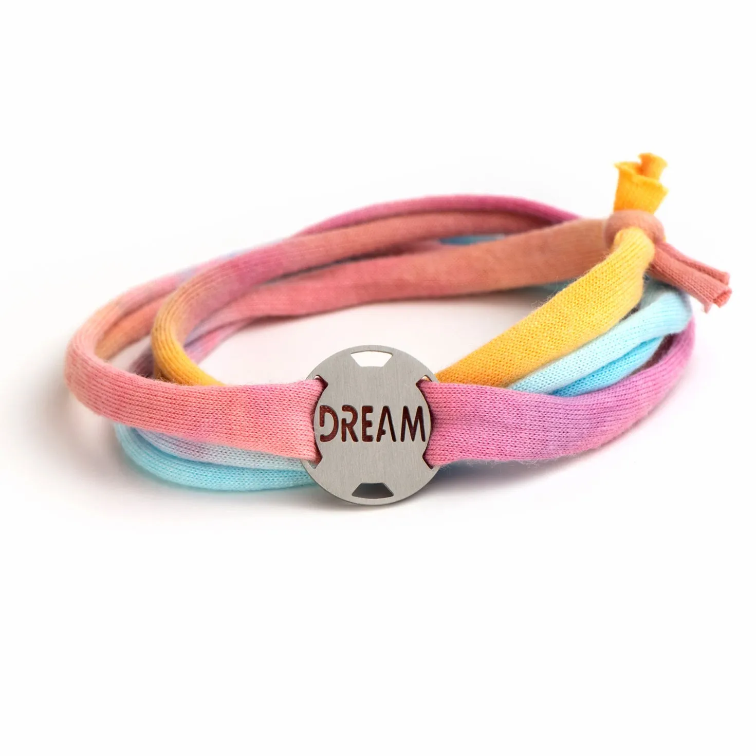 Pastel Tie Dye - Jersey Wrap Bracelet