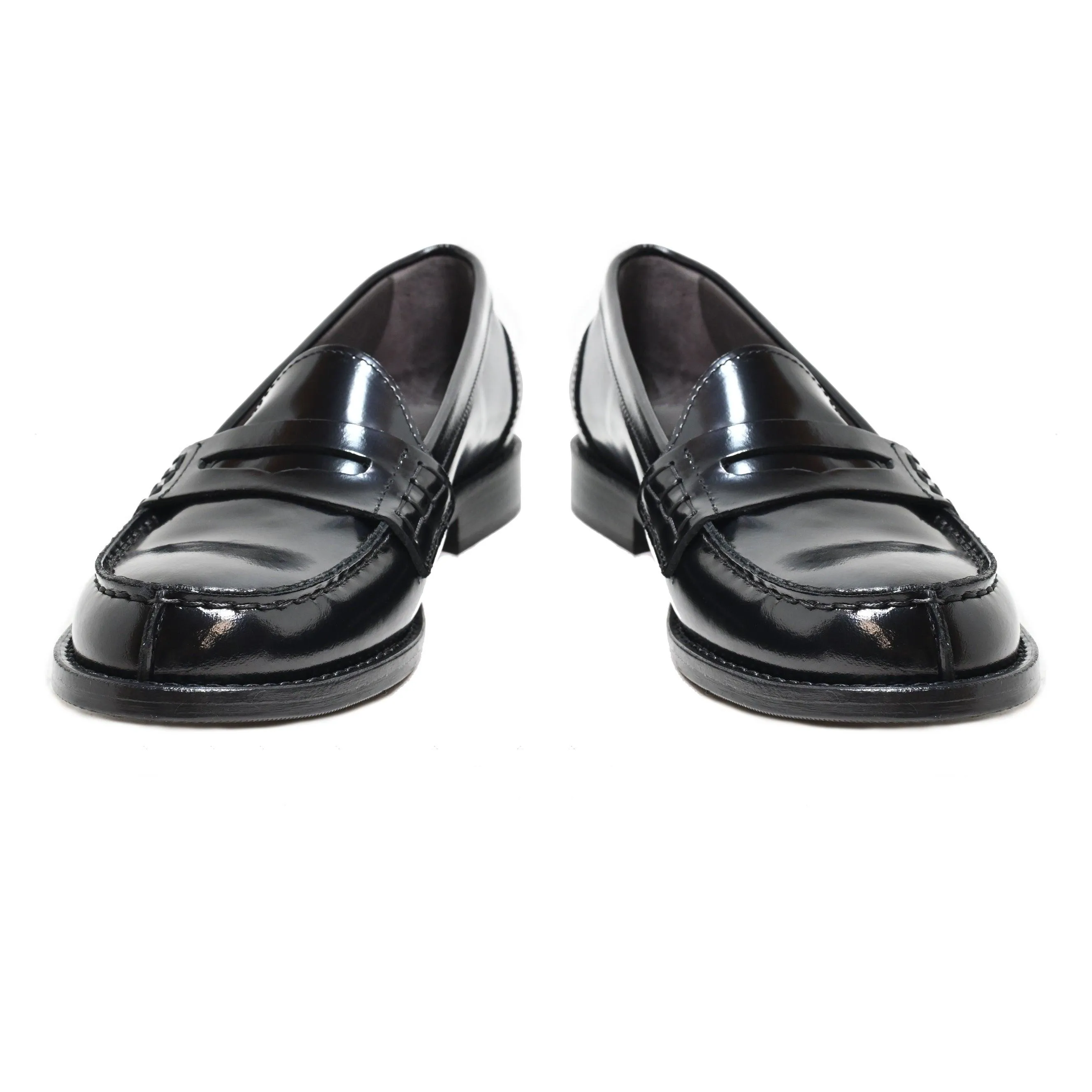 PRA 200 - British College Shoes LOW BRUSHED BLACK