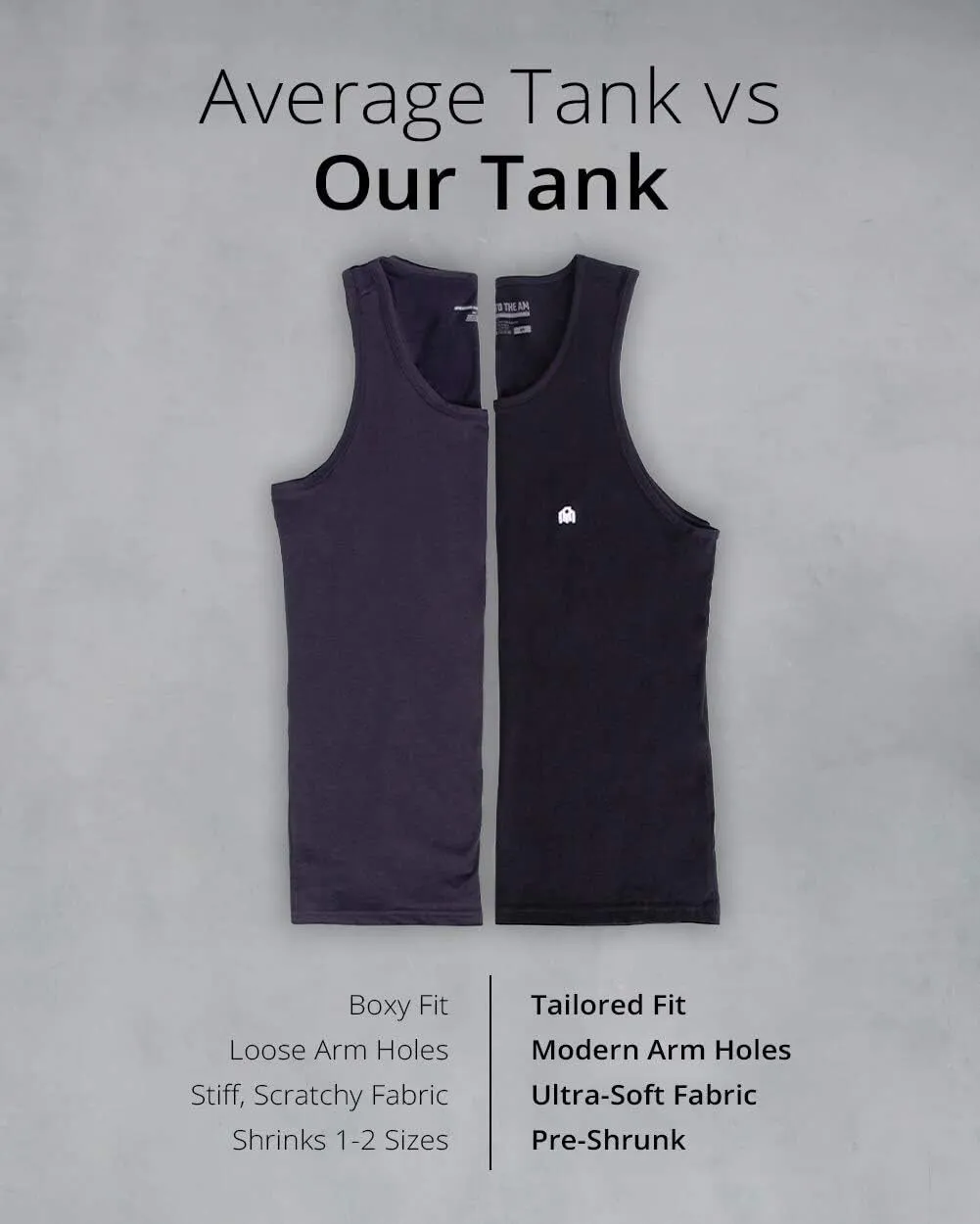 Premium Basic Tank Tops for Men - Beach Workout Muscle Tanks S - 2XL