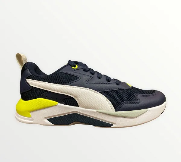 Puma scarpa sneakers da ragazzo X-Ray Lite 374393 21 blu bianco giallo