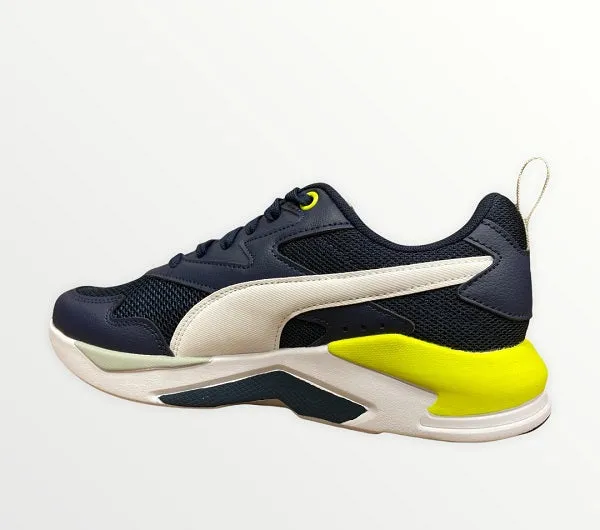 Puma scarpa sneakers da ragazzo X-Ray Lite 374393 21 blu bianco giallo