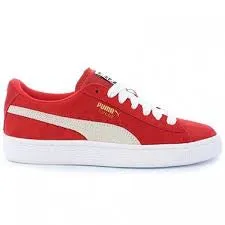 Puma - SUEDE Junior’s - HIGH RISK RED-WHITE