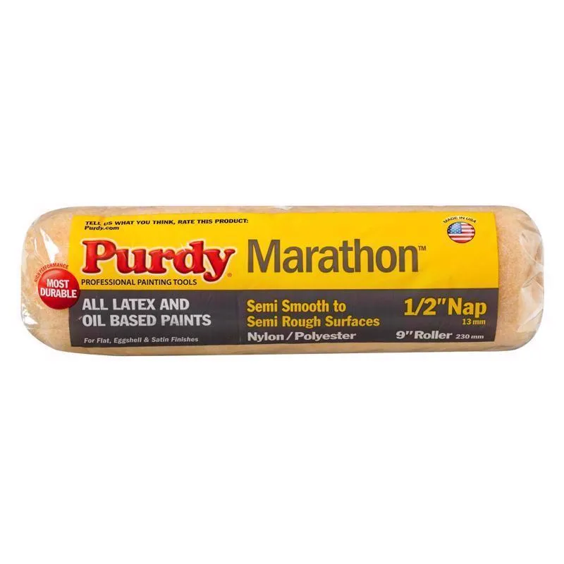 Purdy Marathon Nylon/Polyester 9 in. W X 1/2 in. Paint Roller Cover 1 pk