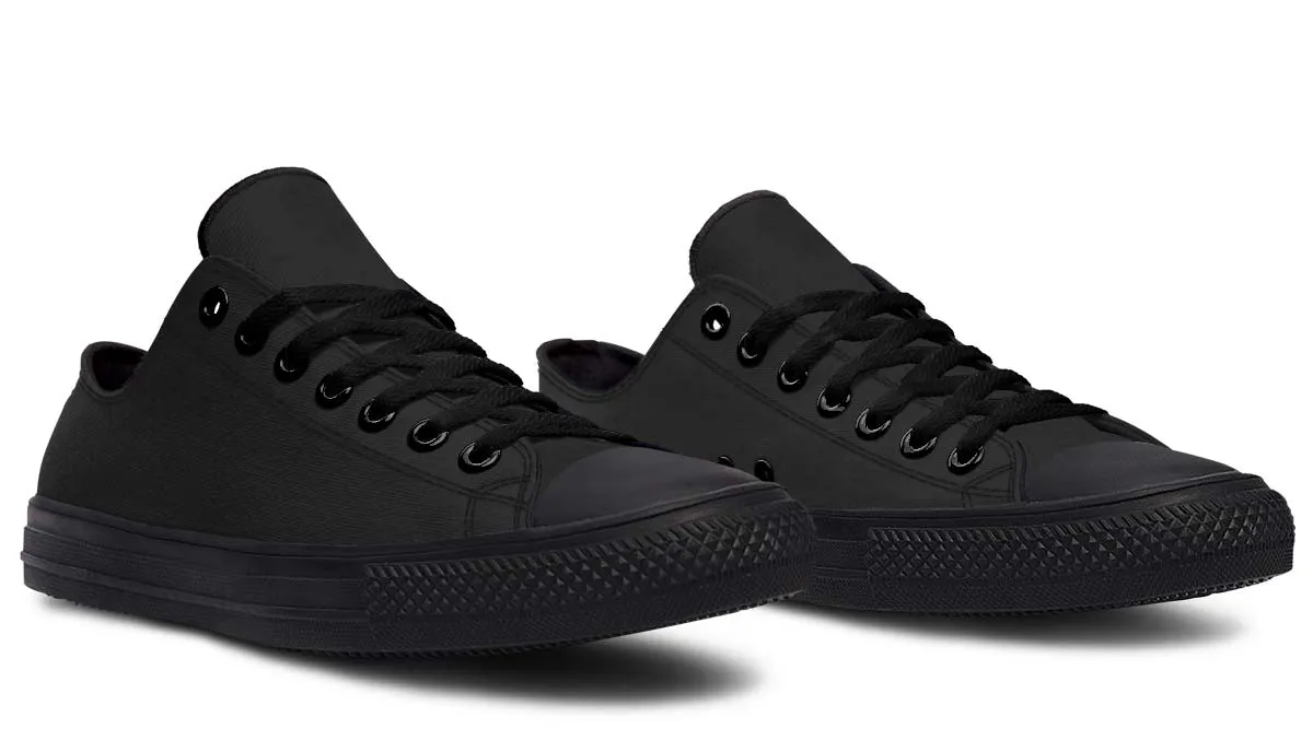 RAAD™ - Canvas High Top Canvas Sneakers - Black/Black Soles