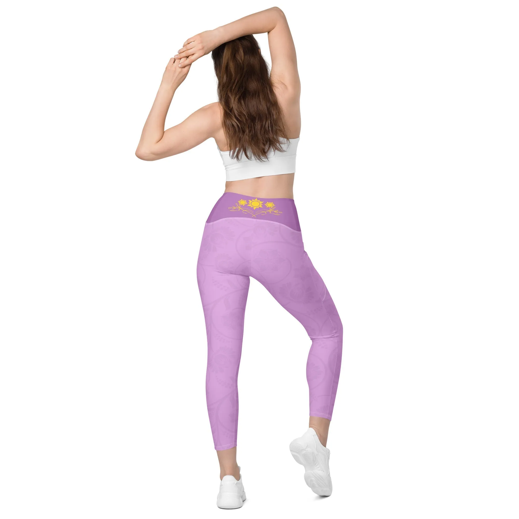 Rapunzel Inspired Leggings with pockets