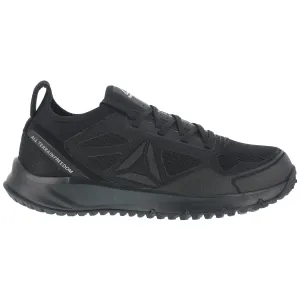 Reebok Mens Black Mesh Work Shoes ST Trail Run Oxford