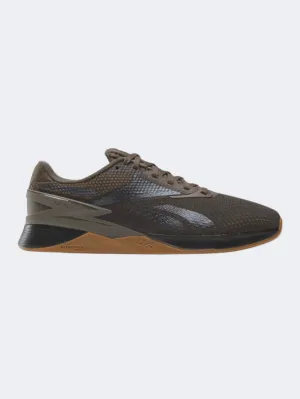 Reebok Nano X3 Men Training Shoes Grout/Black