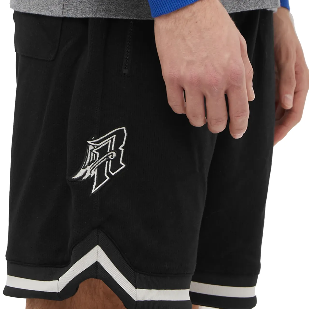 Represent Mesh Basketball Shorts Jet Black