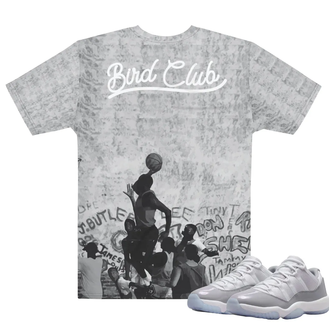 Retro 11 Low Cement Grey "Playground" Shirt