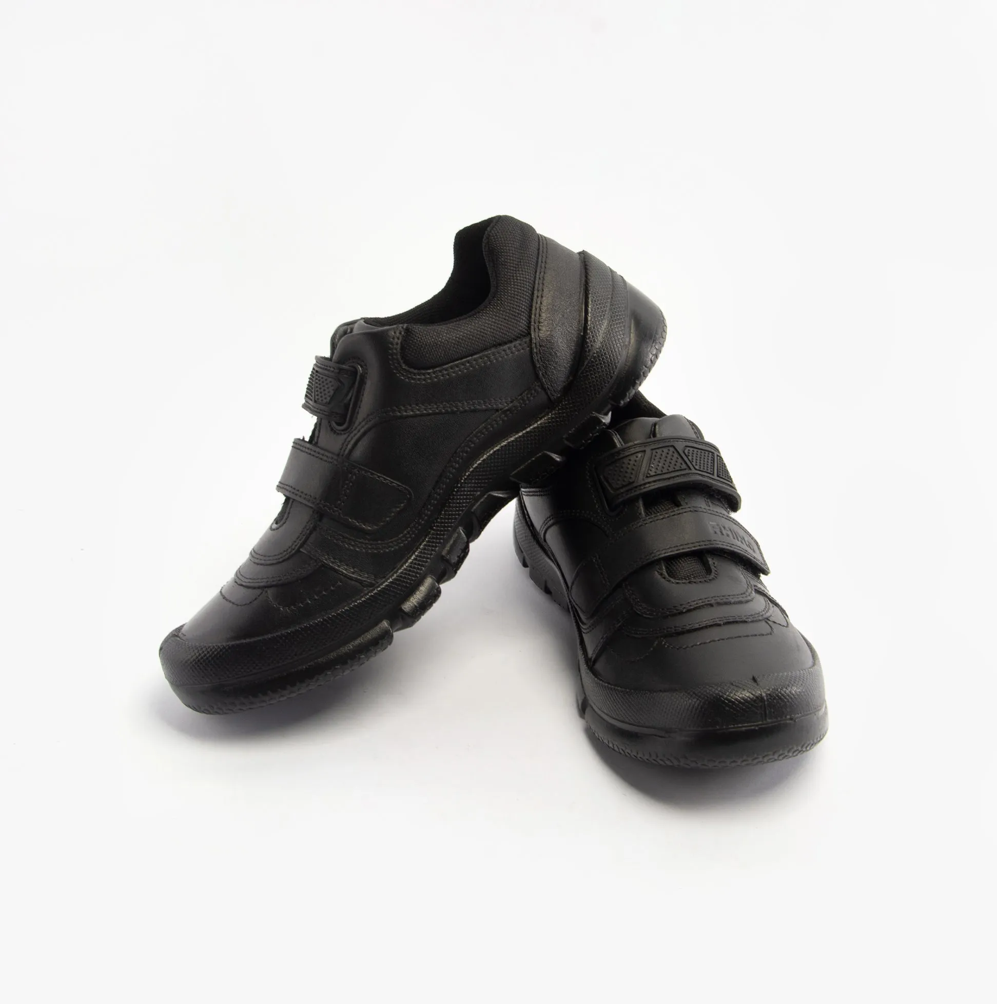 RHINO Boys School Shoes Black