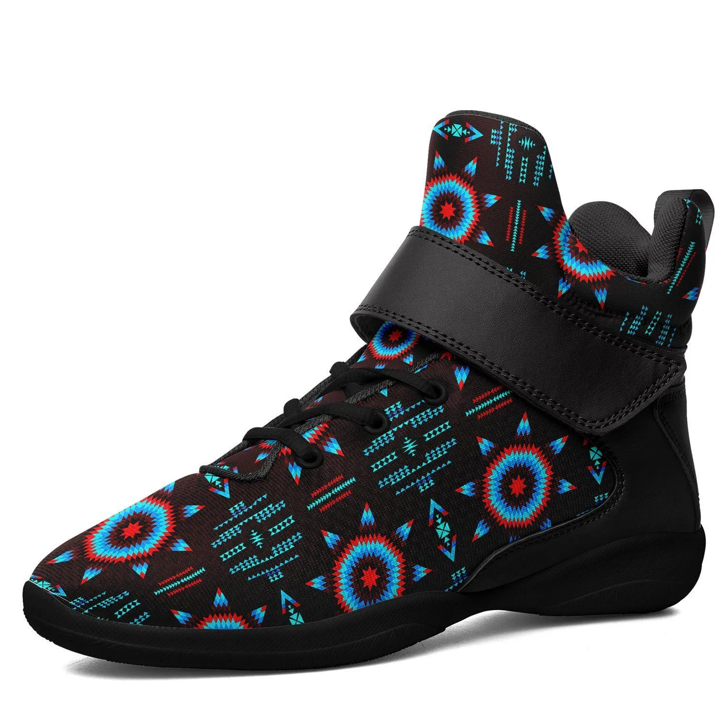 Rising Star Corn Moon Ipottaa Basketball / Sport High Top Shoes - Black Sole