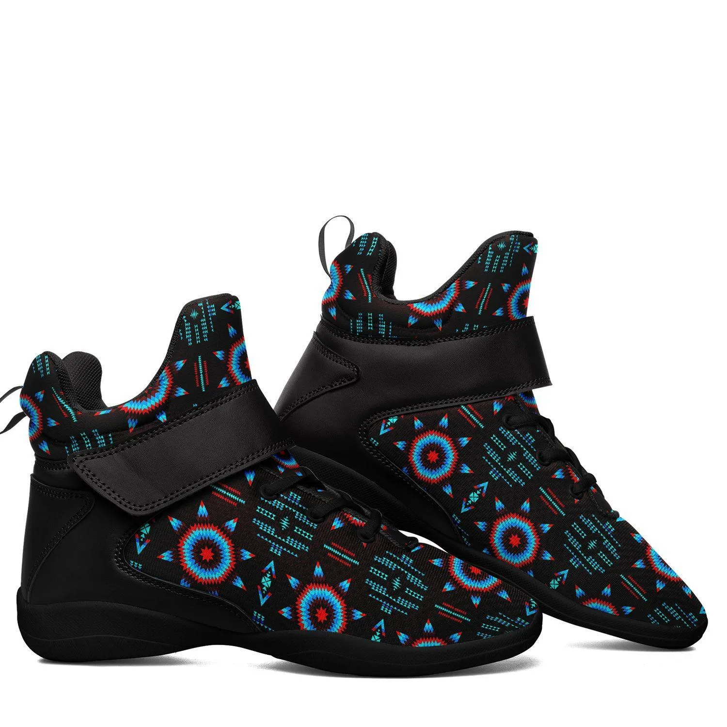 Rising Star Corn Moon Ipottaa Basketball / Sport High Top Shoes - Black Sole