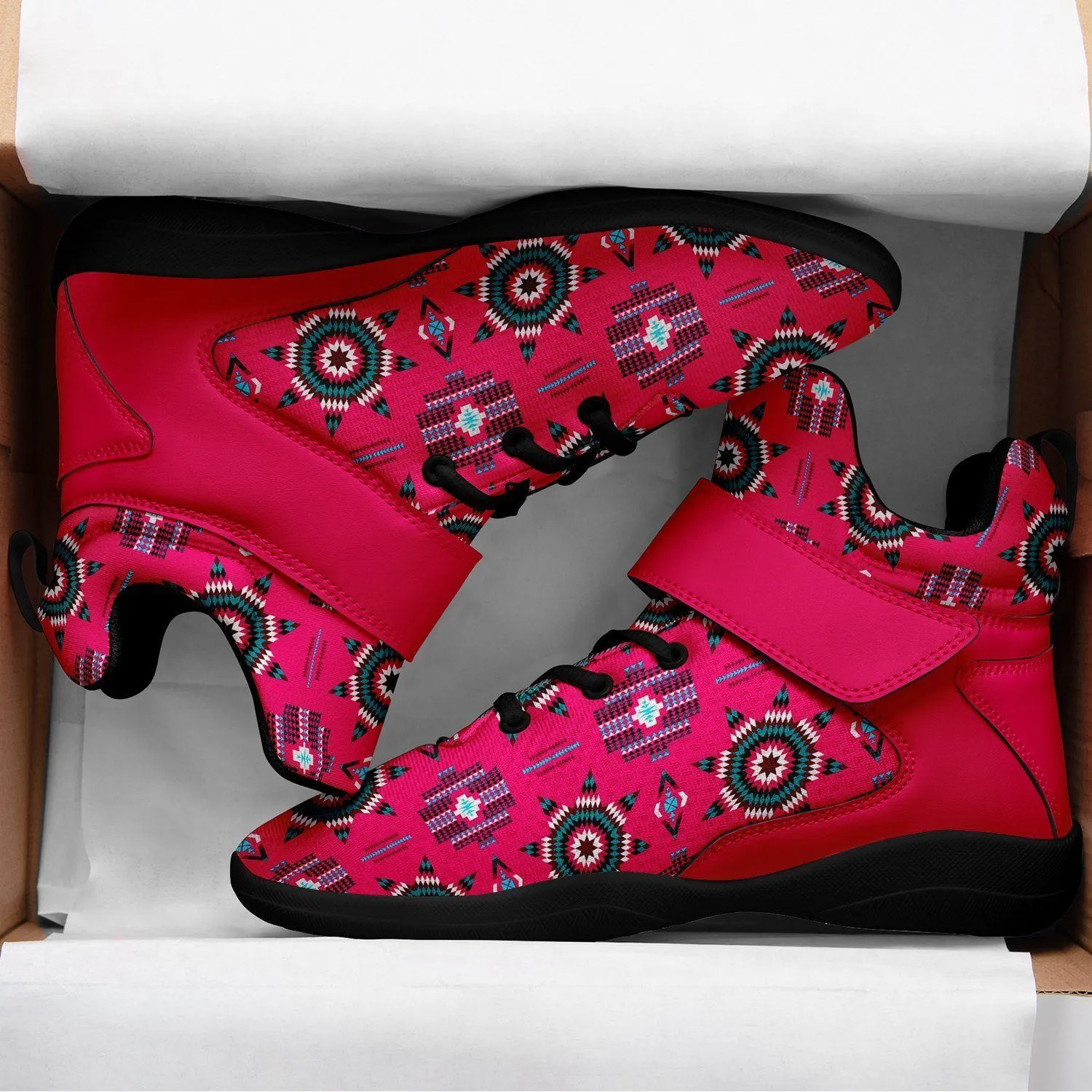 Rising Star Strawberry Moon Ipottaa Basketball / Sport High Top Shoes - Black Sole