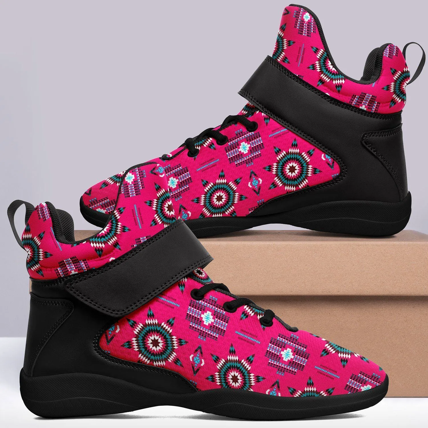 Rising Star Strawberry Moon Ipottaa Basketball / Sport High Top Shoes - Black Sole