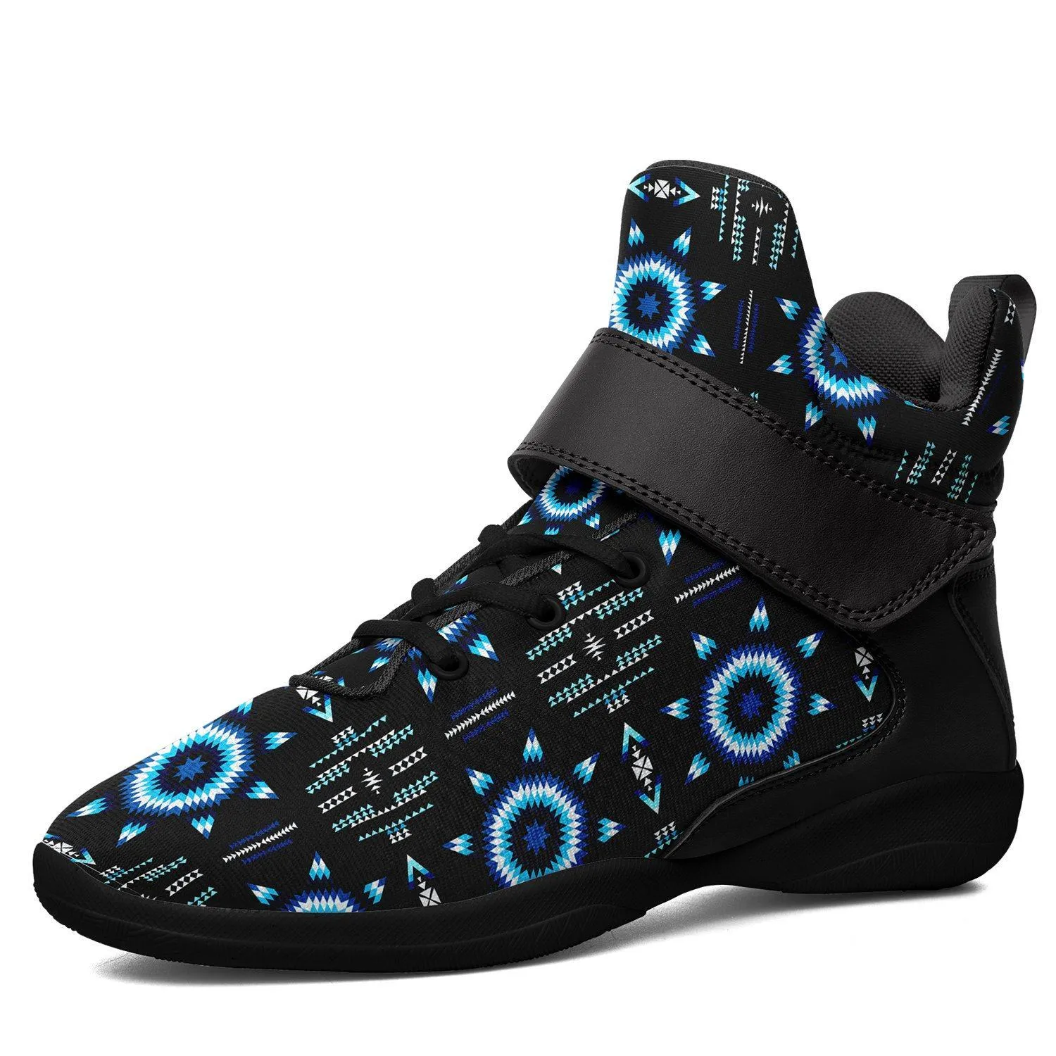 Rising Star Wolf Moon Ipottaa Basketball / Sport High Top Shoes - Black Sole