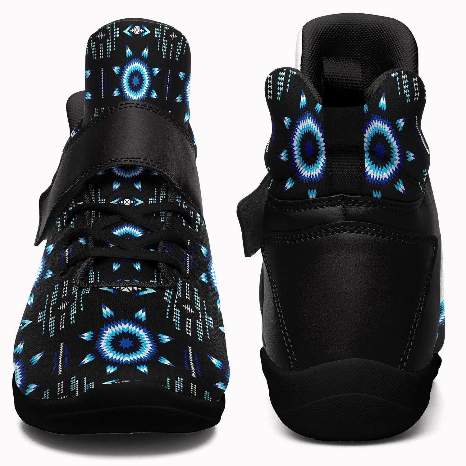 Rising Star Wolf Moon Ipottaa Basketball / Sport High Top Shoes - Black Sole