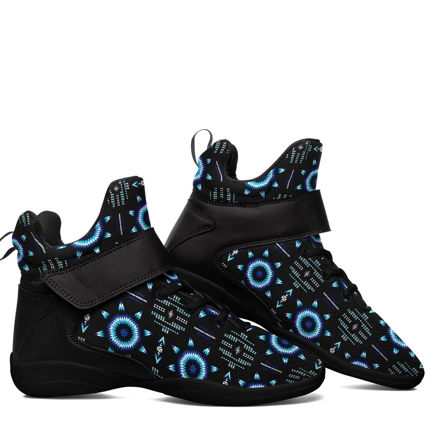 Rising Star Wolf Moon Ipottaa Basketball / Sport High Top Shoes - Black Sole