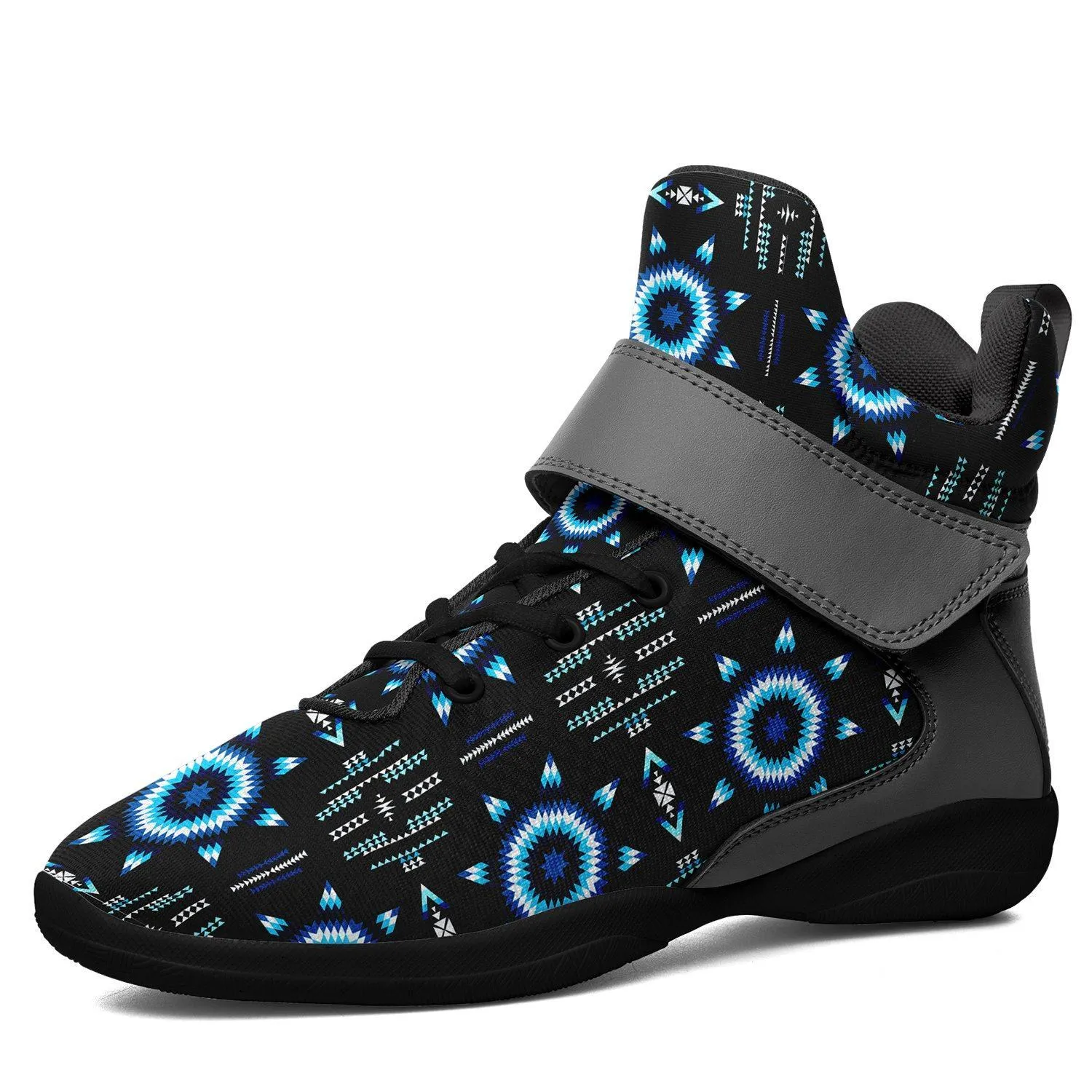 Rising Star Wolf Moon Ipottaa Basketball / Sport High Top Shoes - Black Sole