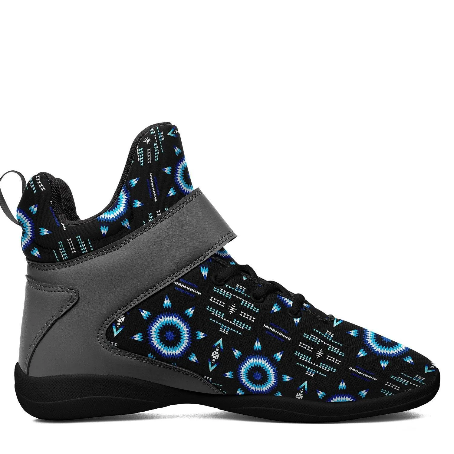 Rising Star Wolf Moon Ipottaa Basketball / Sport High Top Shoes - Black Sole