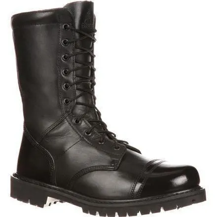 Rocky Men's Side Zipper Jump Duty Boot - Black - FQ0002090