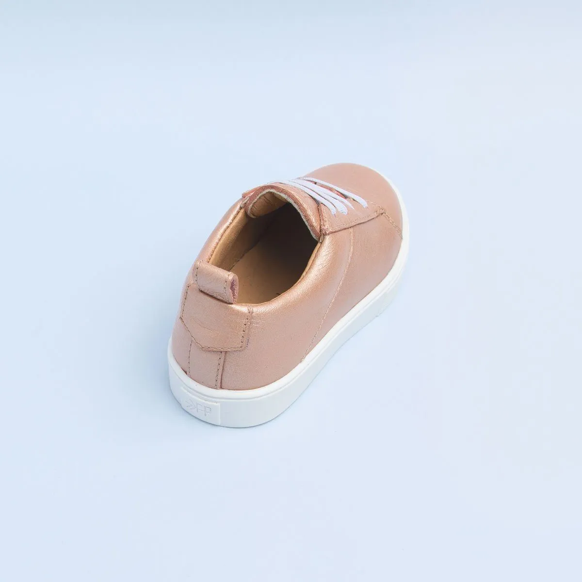 Rose Gold Classic Lace Up Sneaker