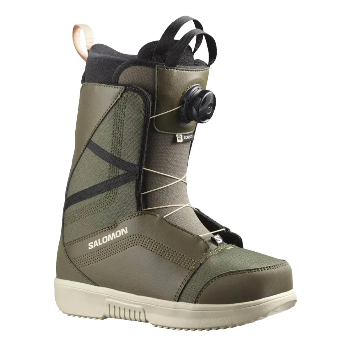 Salomon Scarlett BOA Snowboard Boots - Army Green/Rainy Day - Women's 2023