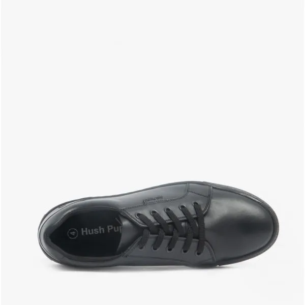 SAM Boys Leather Lace-Up Shoes Black