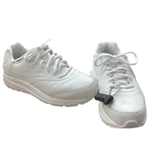 Shoes Athletic By Brooks In White, Size: 8