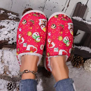 Simple Couple Thermal Cotton Slippers