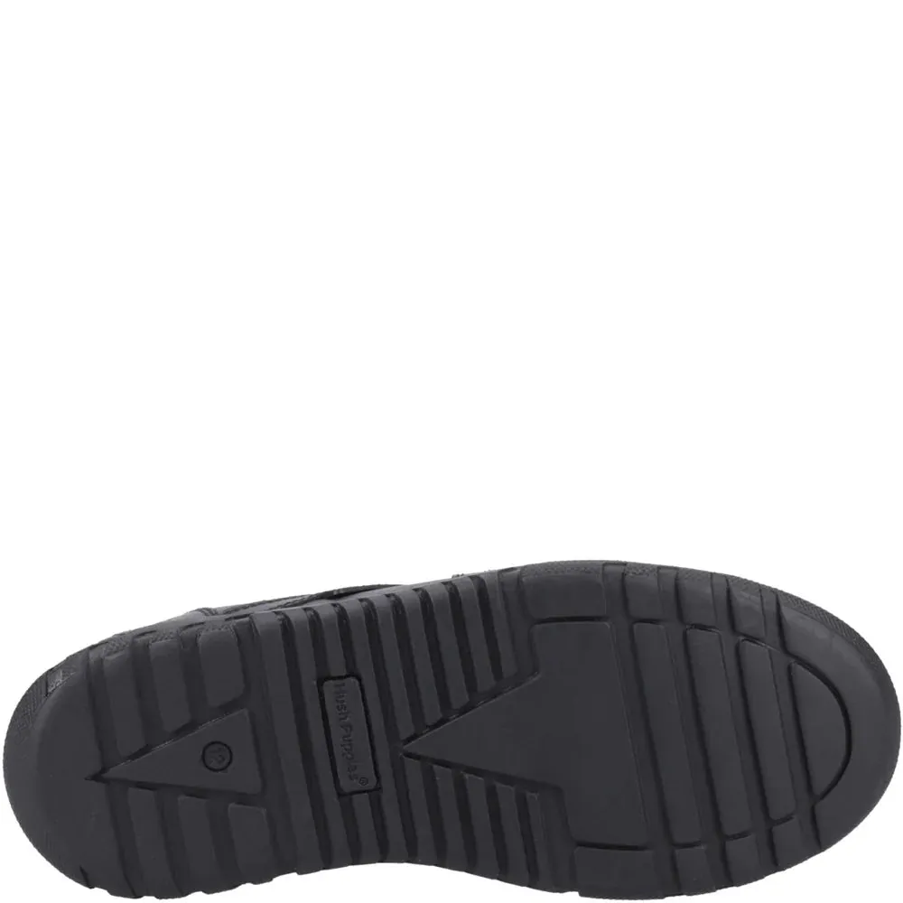 SPENCER Boys Touch Fasten Shoes Black