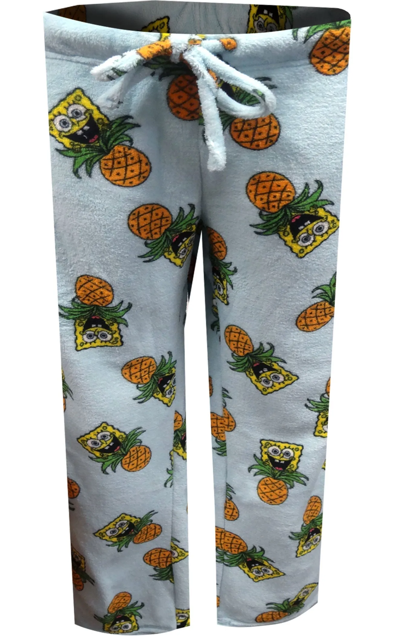 SpongeBob and Pineapples Plush Junior Cut Lounge Pants