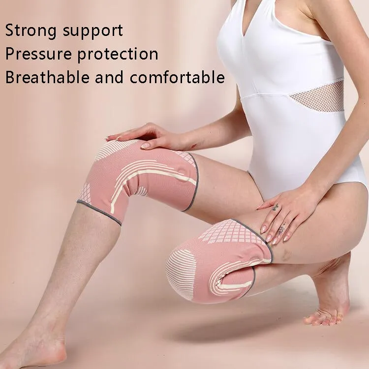 Sports Knee Pads Training Running Knee Thin Protective Cover, Specification: L(Peacock Blue)