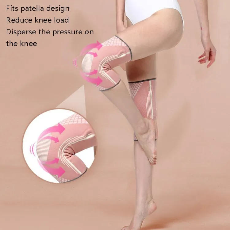 Sports Knee Pads Training Running Knee Thin Protective Cover, Specification: M(Light Gray)