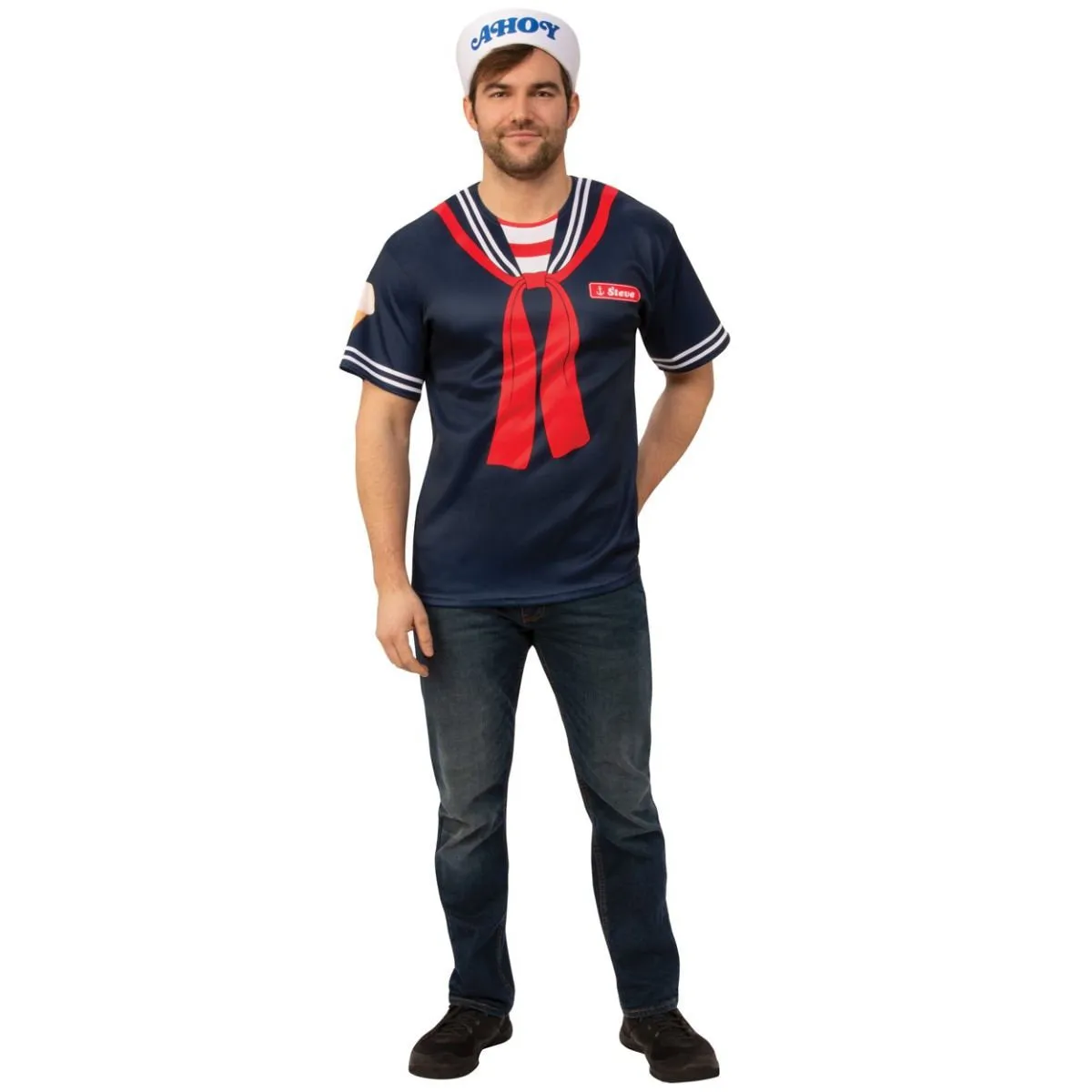 Steve Stranger Things Scoops Ahoy Costume-Mens