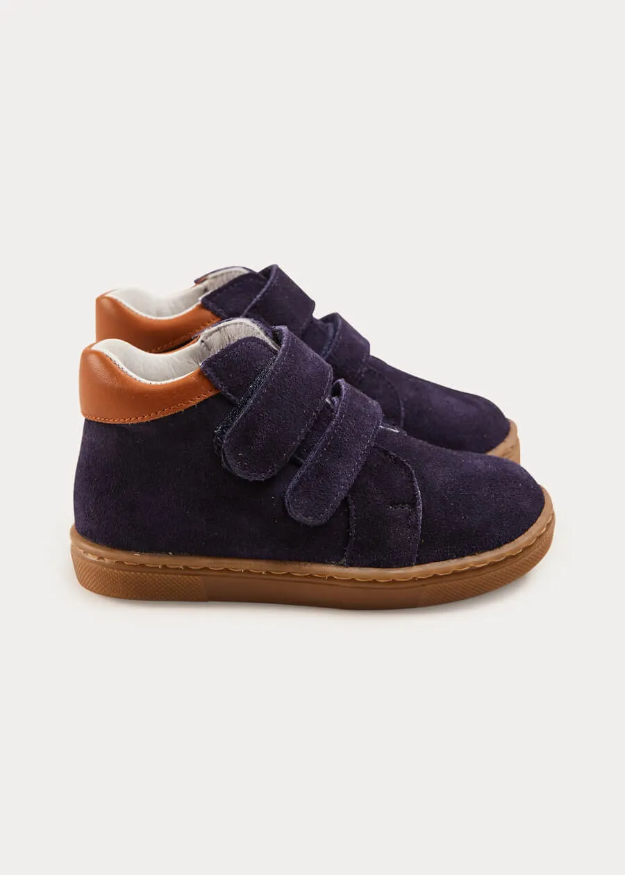 Suede Sneakers in Navy (24-30EU)