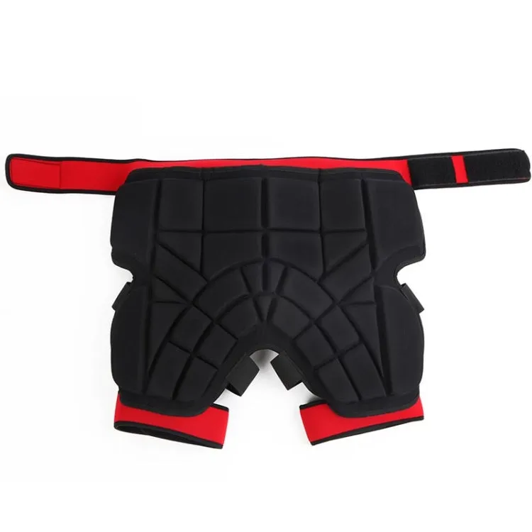 SULAITE Roller Skating Protective Equipment Fishing Pants Outdoor Sports Drop Diaper Pants Protective Gear, Size: M(Black)