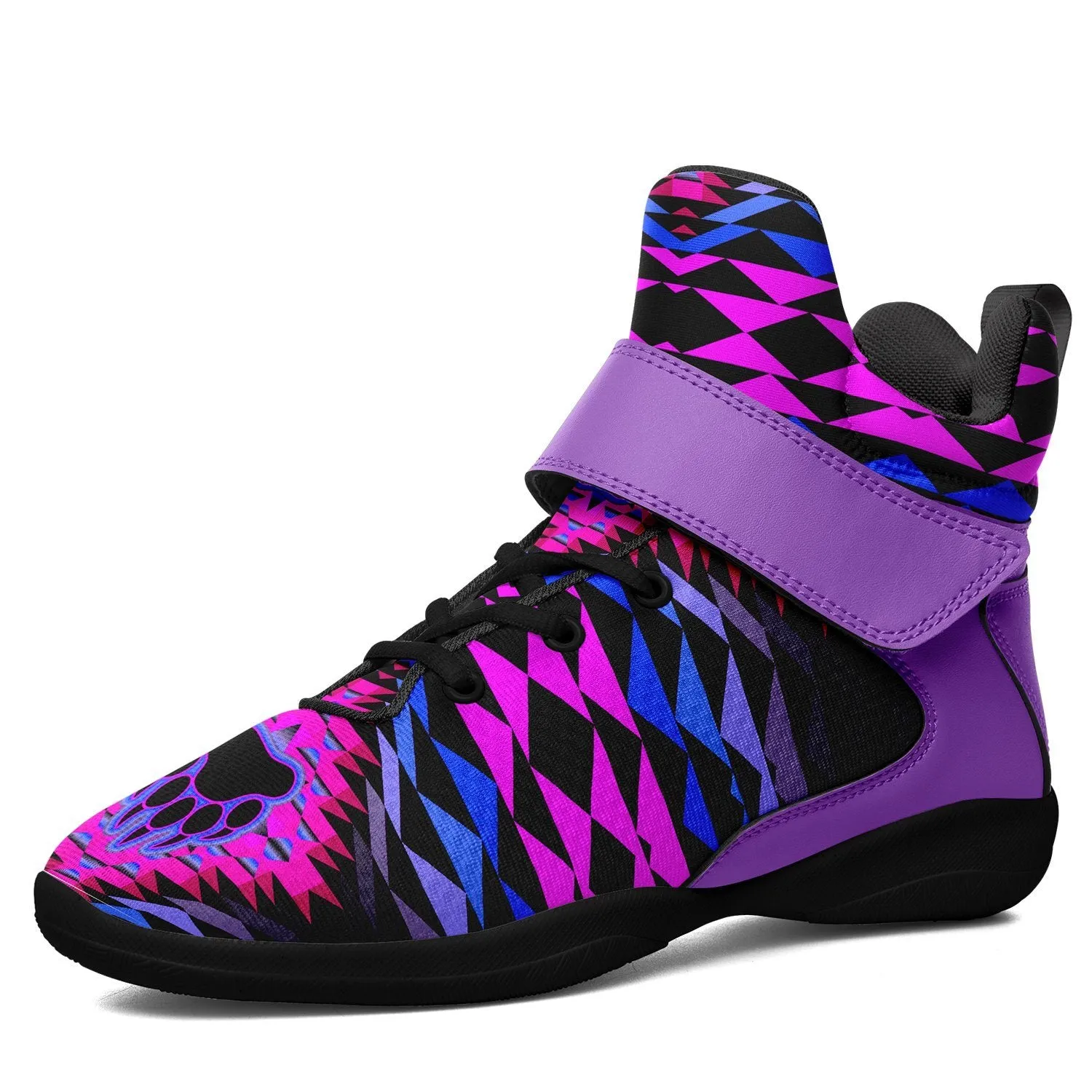 Sunset Bearpaw Blanket Pink Ipottaa Basketball / Sport High Top Shoes