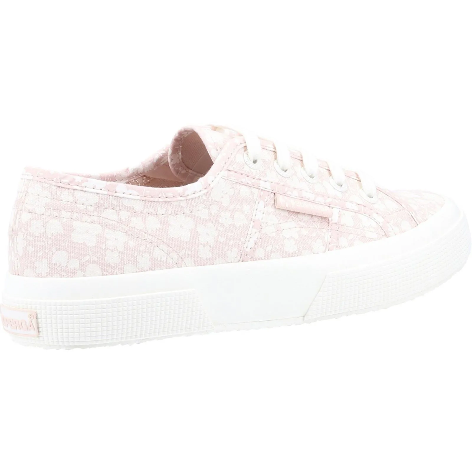 Superga 2750 Print 100% Cotton Women's Pink/White Trainers