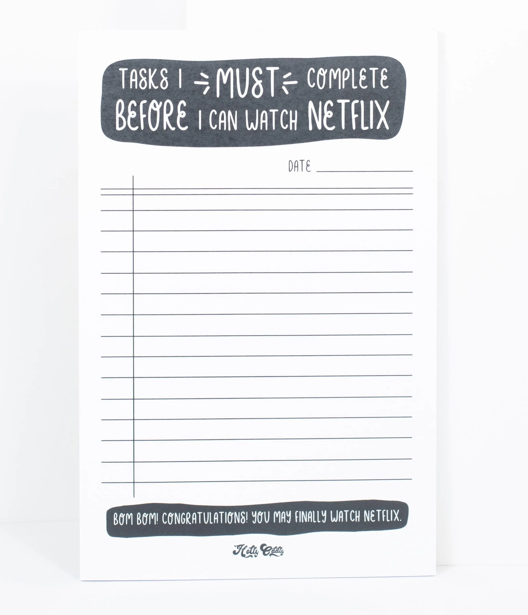 Tasks I Must Complete Notepad