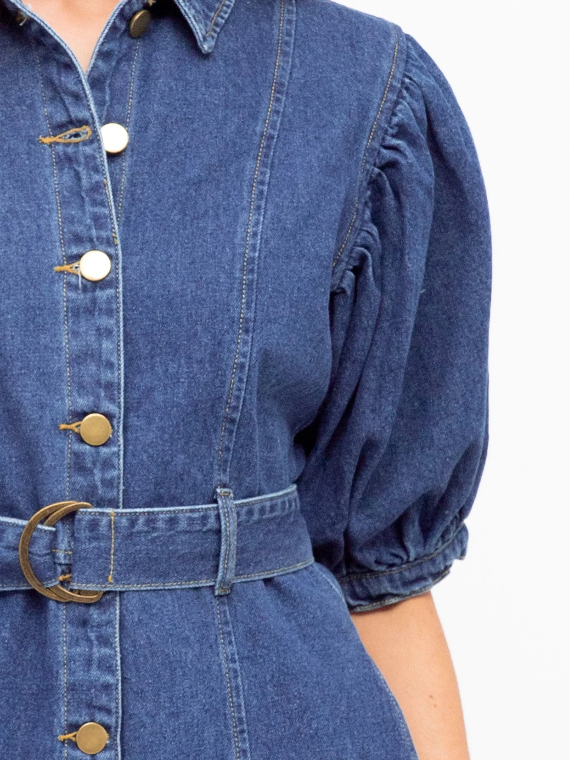 The Echo Denim Dress - Denim