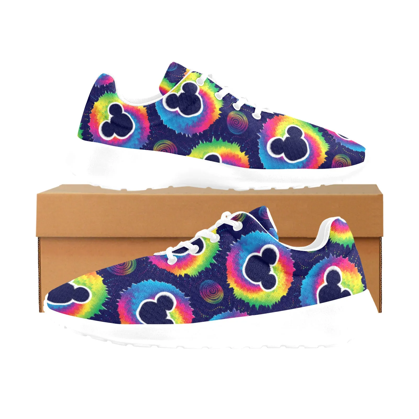 Tie Dye Men's Athletic Shoes