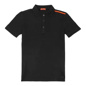 TMC Contrast Shoulder Polo - Black/Red