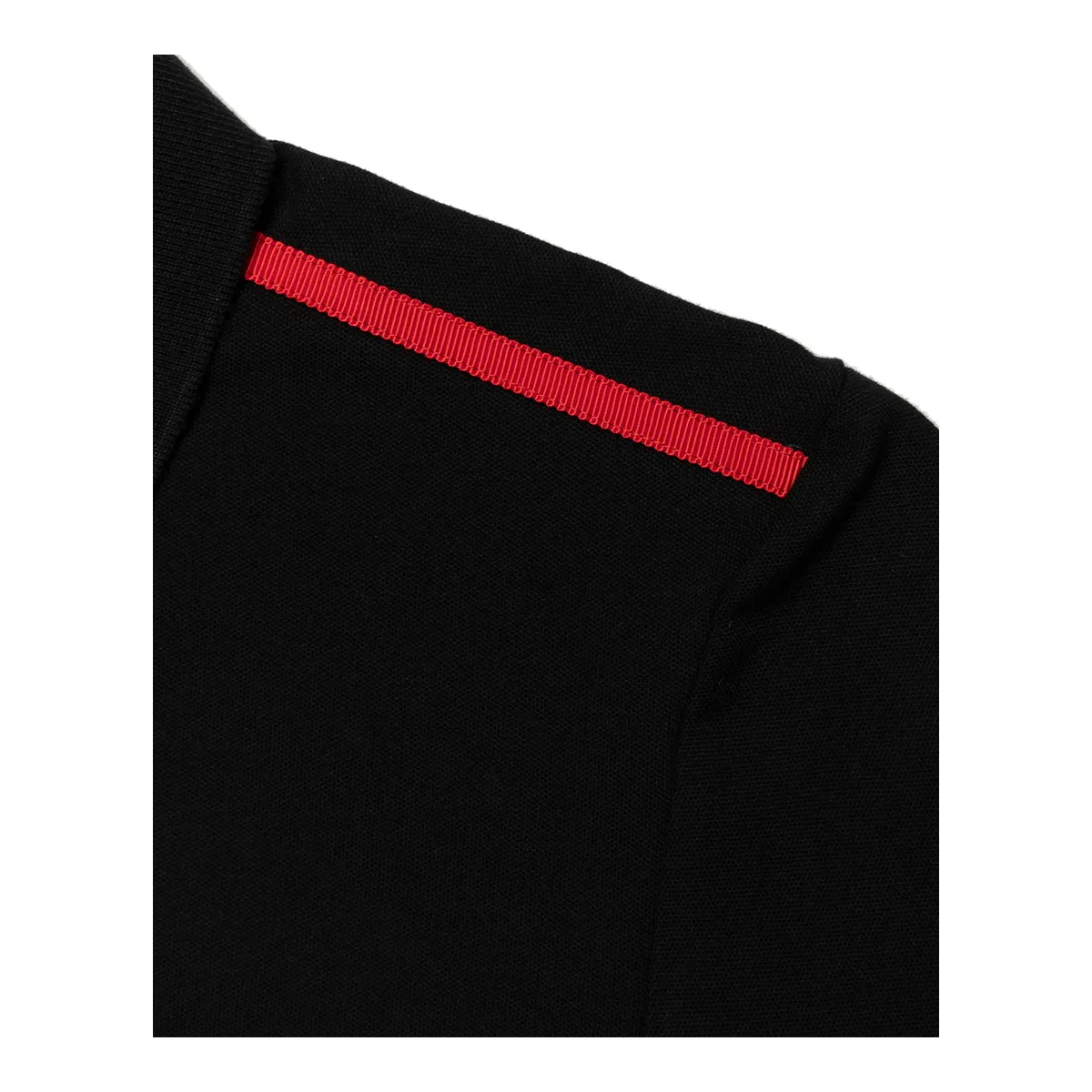 TMC Contrast Shoulder Polo - Black/Red